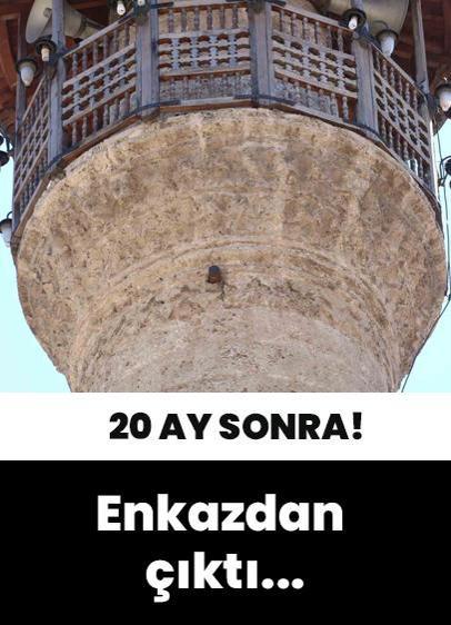 20 ay sonra deprem enkazından çıkarılan 103 yıllık simge top mermisi dikkat çekti.