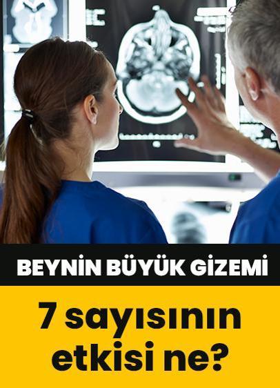 Beynin gizemli özelliği! Hafıza ile 7 rakamı arasındaki bağlantı şaşırttı