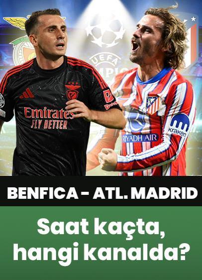 Benfica - Atletico Madrid maçı hangi kanalda?