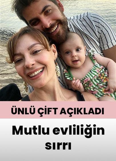 Özge Özder ve Sinan Güleryüz açıkladı! Mutlu evliliğin sırları neler?