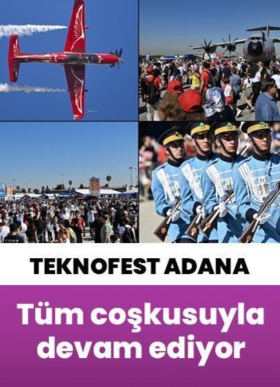 TEKNOFEST Adana'da dördüncü gün etkinlikleri ile sürüyor