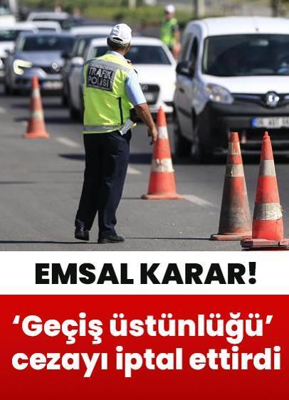 Mahkemeden emsal karar! Trafik cezası iptal edildi