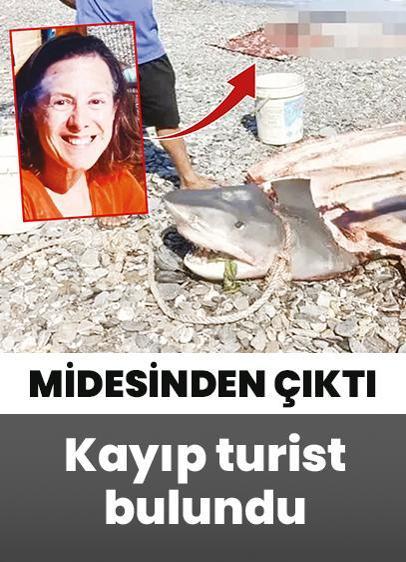 Turist köpekbalığının midesinde çıktı