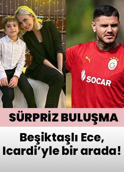 Beşiktaşlı Ece Erken, Icardi ile buluştu!