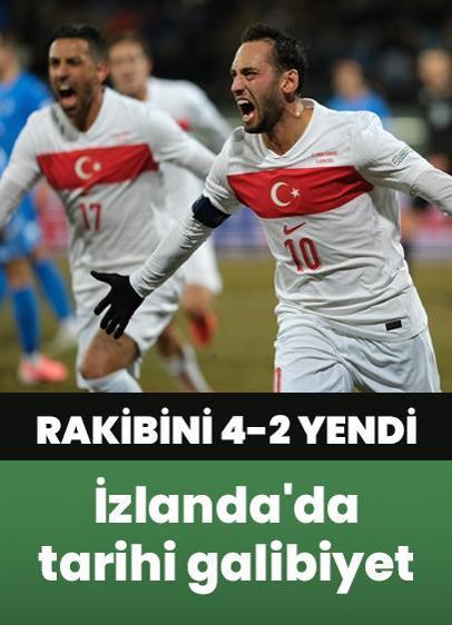 İzlanda'da tarihi galibiyet