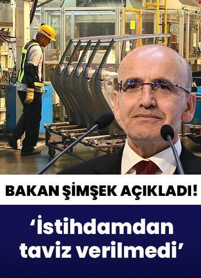 'İstihdam' açıklaması: Taviz verilmedi