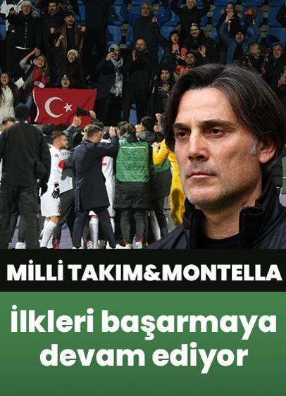 Milli Takım, Montella ile ilkleri başarmaya devam ediyor