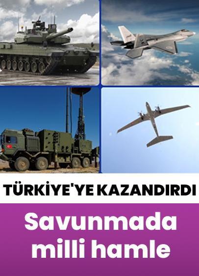 Savunmada milli hamle! Türkiye kazandı