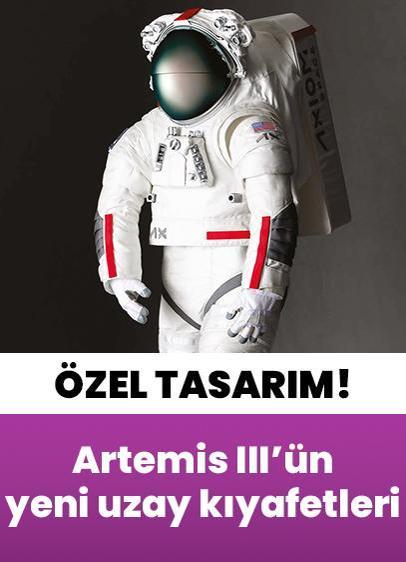 Artemis III'ün yeni uzay kıyafetleri