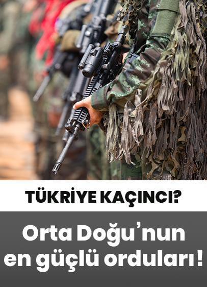 Orta Doğu'nun en güçlü orduları!