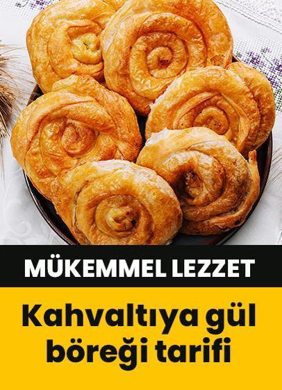 Kahvaltıların vazgeçilmezi! Peynirli gül böreği nasıl yapılır?