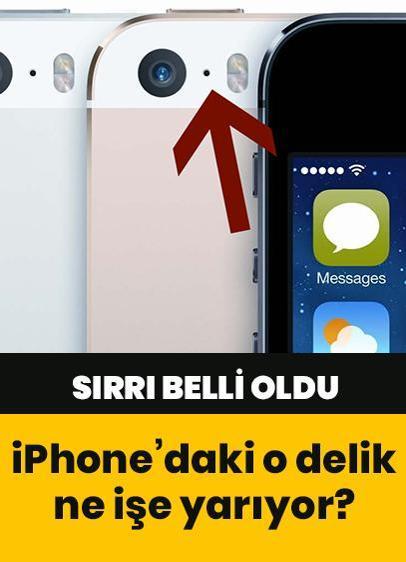 iPhone'un arka köşesindeki bu delik bakın ne işe yarıyor