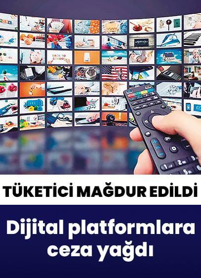 Dijital platformlara ceza yağdı