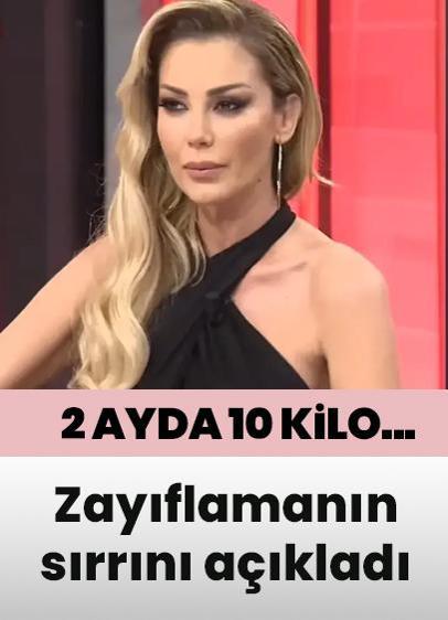 Petek Dinçöz'den hızlı kilo verme sırları! 2 ayda 10 kilo nasıl verdiğini açıkladı