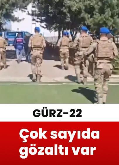 GÜRZ-22 Operasyonunda 17 İlde 55 PKK/KCK-PYD/YPG terör örgütü mensubu yakalandı