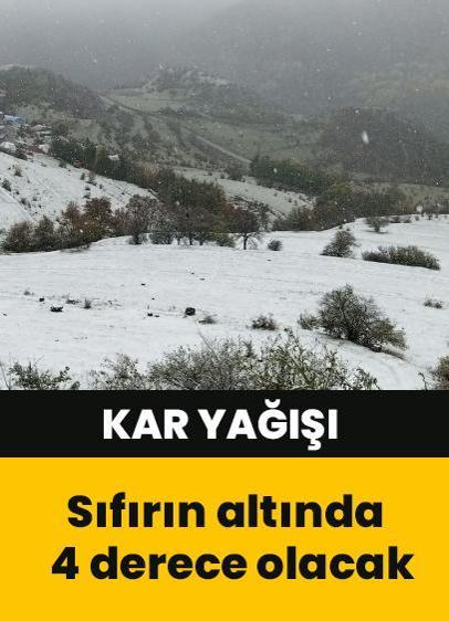 Kar yağışı ve soğuk hava etkisini arttırıyor