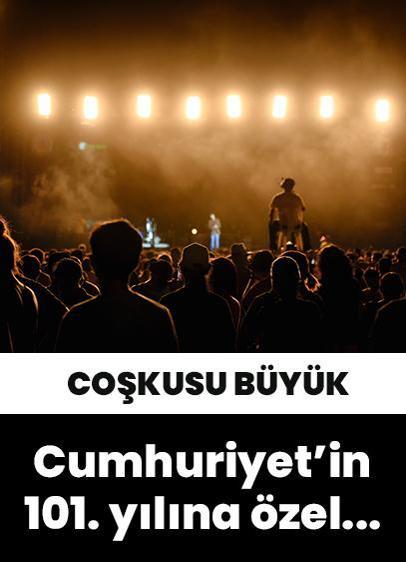 Cumhuriyet'in 101. yılına özel konserler