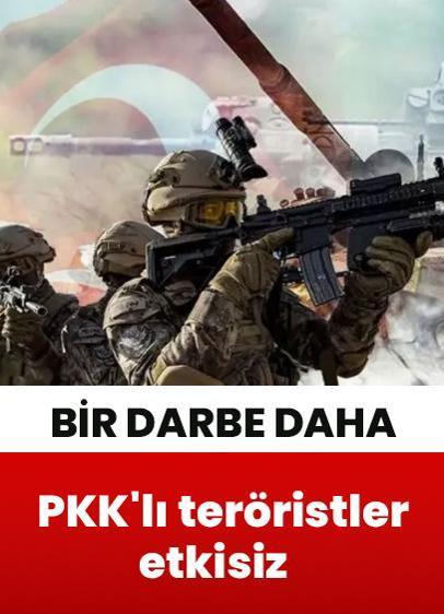 Siirt'in Pervari kırsalında PKK'lı iki terörist etkisiz hale getirildi