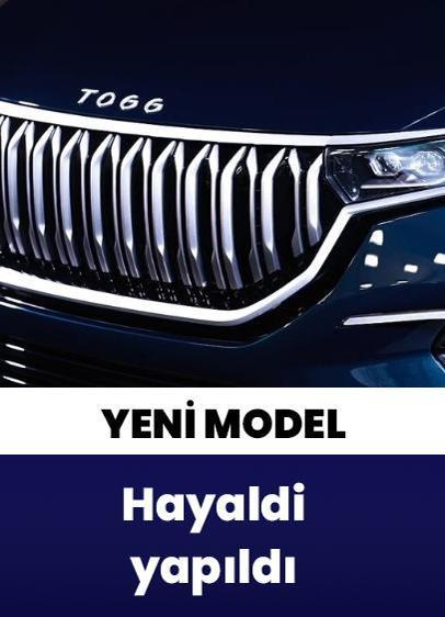 Hayaldi yapıldı! Yerli ve milli otomobil Togg'dan yeni model