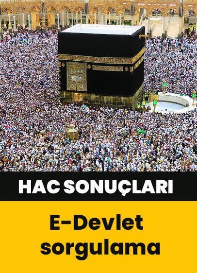 Diyanet 2025 hac kura sonuçları açıklandı! E-Devlet Hac kura sonuçları SORGULAMA ekranı