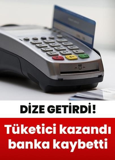 Bankayı dize getirdi… Tüketici kazandı, banka kaybetti