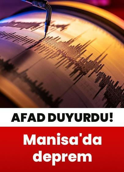 Manisa'da deprem