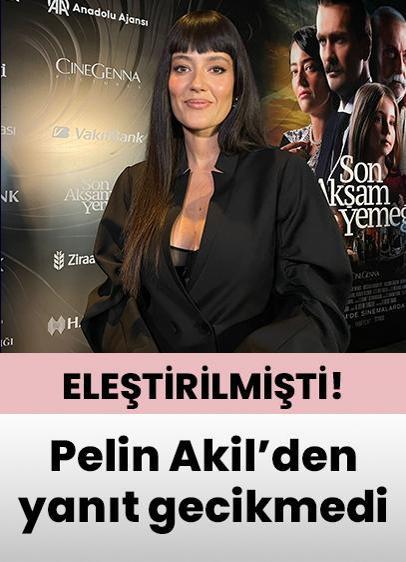 Oyunculuğu eleştirilmişti! Pelin Akil'den yanıt gecikmedi