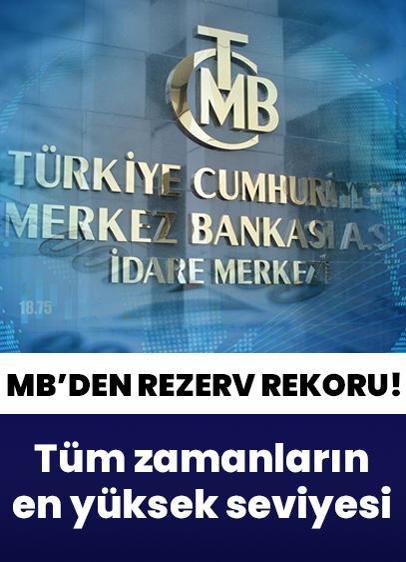 Merkez Bankası rezervlerinde yeni rekor