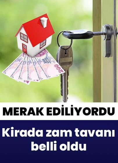 Kirada zam tavanı belli oldu