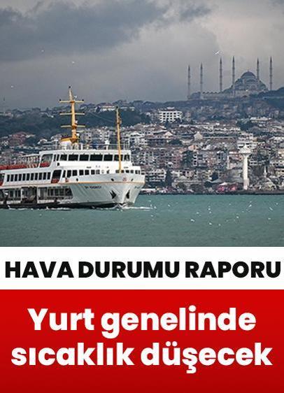 Yurt genelinde hava sıcaklıkları düşecek