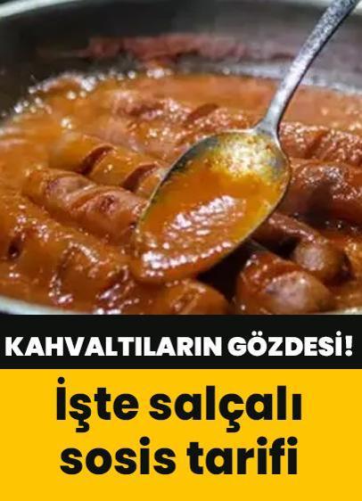 Kahvaltıların gözdesi salçalı sosis tarifi! Parmak yedirten pratik lezzet arayanlara birebir