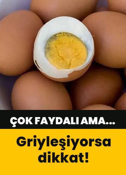 Yumurtanın sarısı grileşiyorsa dikkat! Çok faydalı ama...