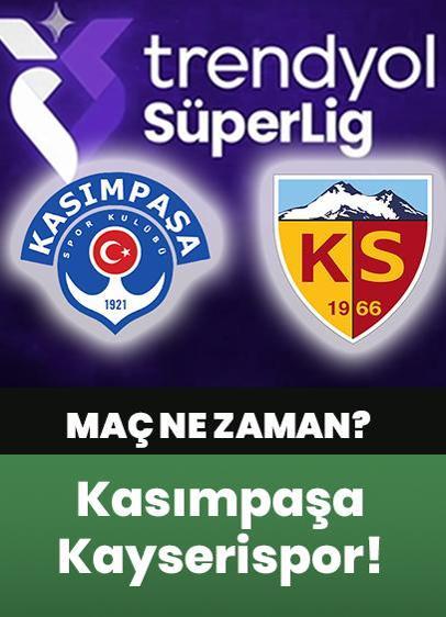 Kasımpaşa - Kayserispor maçı hangi kanalda?