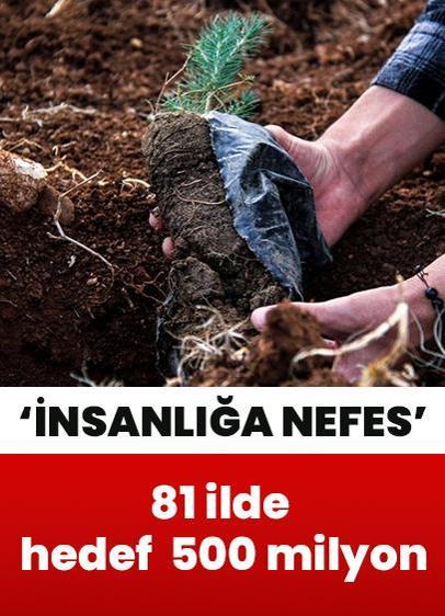 İnsanlığa da doğaya da 'nefes' olacak