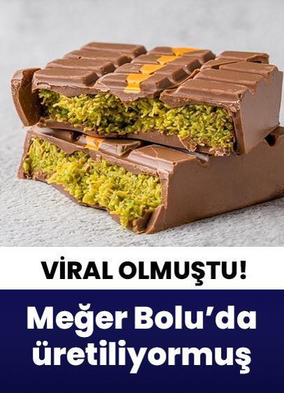 Dubai çikolatası Bolu'da üretiliyor! Meğer Dubai'ye de...