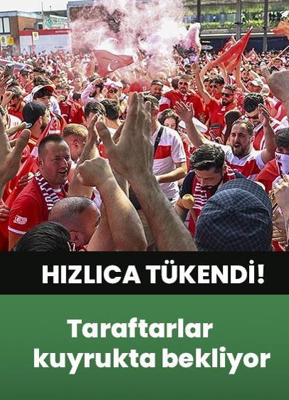 Türkiye-Galler maçı biletleri tükendi, taraftarlar sıra bekliyor