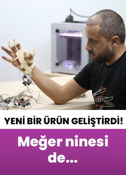 Felçli hastalar için geliştirdi! Meğer ninesi de...