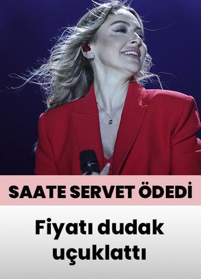 Hadise bir saate servet verdi