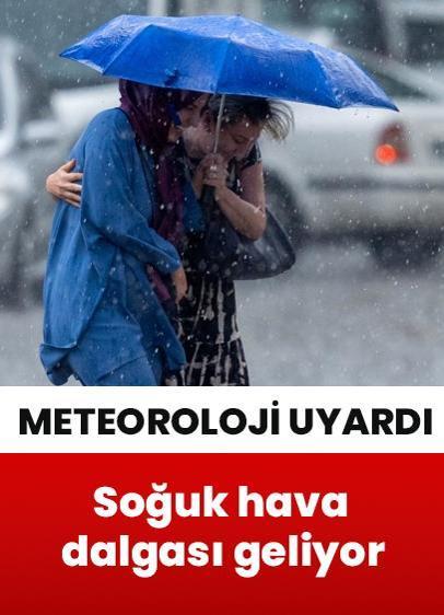 Meteorolojiden uyarı geldi! 13 Kasım 2024 Çarşamba hava durumu