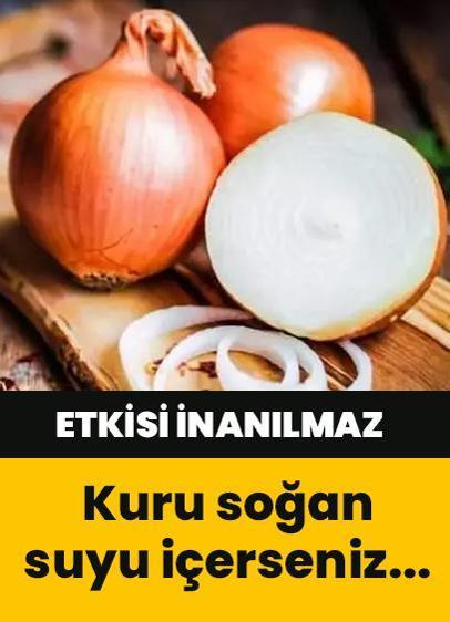 15 gün boyunca kuru soğan suyu içerseniz ne olur?