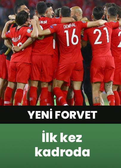 Yeni forvet! Milli Takım kadrosunda