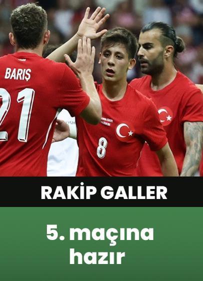 A Milli Futbol Takımı, Galler maçına hazır