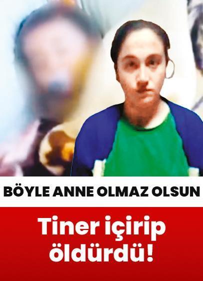 Böyle anne olmaz olsun... Bebeğini tiner içirip öldürdü!