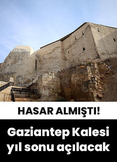 Depremde hasar görmüştü! Gaziantep Kalesi yıl sonunda ziyarete açılıyor