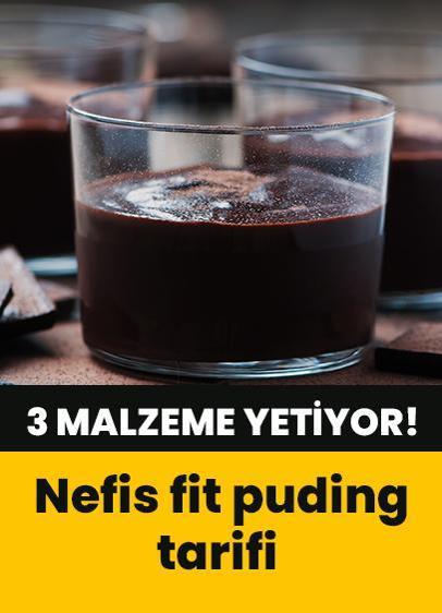 Diyet tatlısı! Nefis fit puding nasıl yapılır?