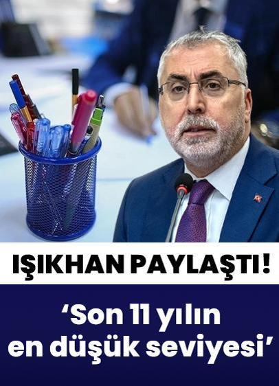 Bakan Işıkhan'dan 'işsizlik oranı' açıklaması