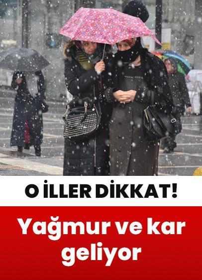 Meteorolojiden kritik uyarı! Yağmur ve kar geliyor... O iller dikkat