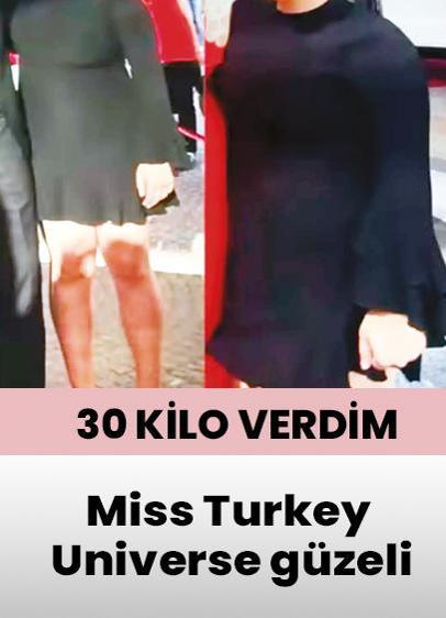 Türkiye güzeli meğer kiloluymuş