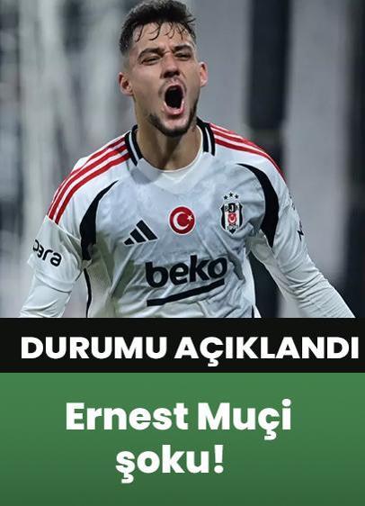 Beşiktaş sakatlığını açıkladı