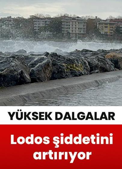 İstanbul'da şiddetli lodos etkisi